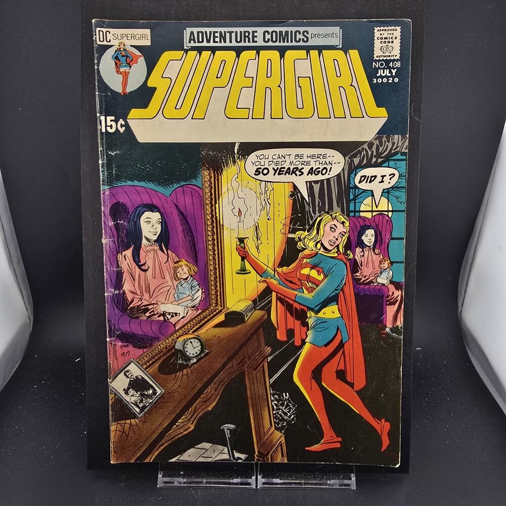ADVENTURE COMICS #408 (1971) DC COMICS BRONZE AGE SUPERGIRL VINTAGE RAW VG 4.0